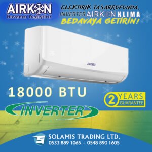 AIRKON - 18000BTU INVERTER AIRCONDITIONER