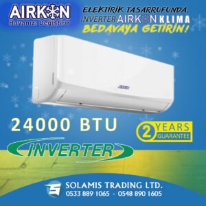 AIRKON - 24000BTU INVERTER AIRCONDITIONER